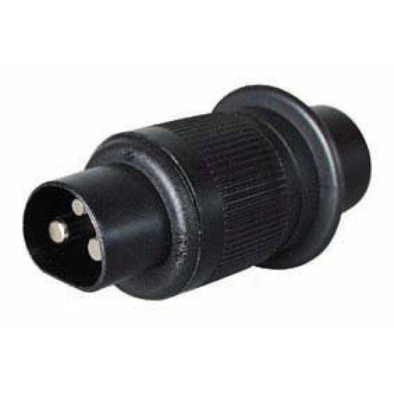 3 Pin Plastic Plug 036516