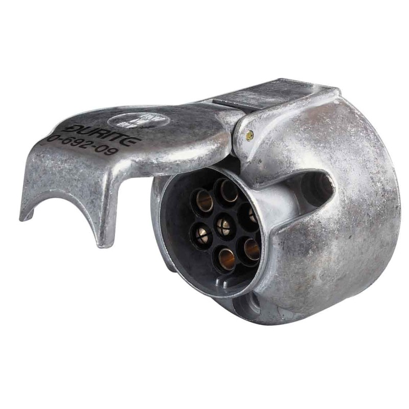 7 Pin Metal Socket with Fog Cut Out 069209