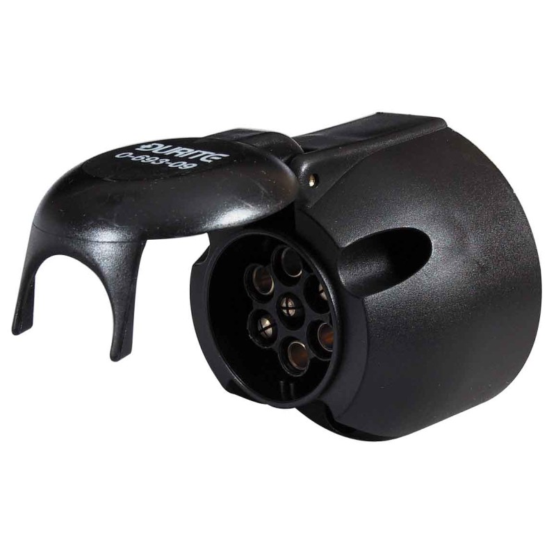 7 Pin Plastic Socket with Fog Cut Out  ISO 1724 (12N) 069309