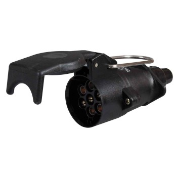 7 Pin Plastic Plastic Trailing Socket ISO 3732 069390