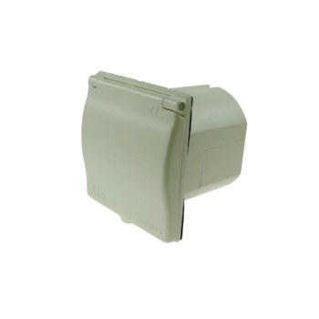 240V 16A White Mains Flush Fit Socket MP598B