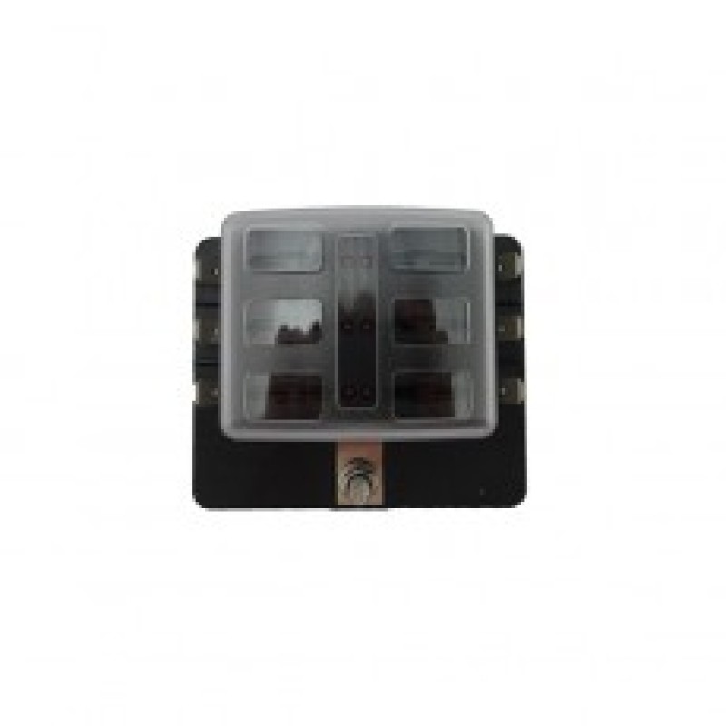 6 way LED Fuse Holder 023456
