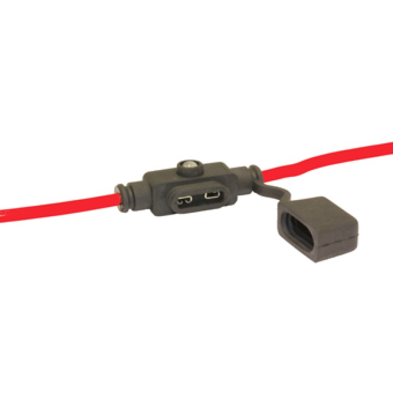 Inline Mini Blade Fuse Holder with LED 30 Amp FH427