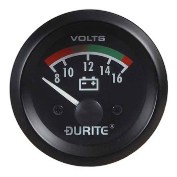 12V Battery Con Voltmeter 052322