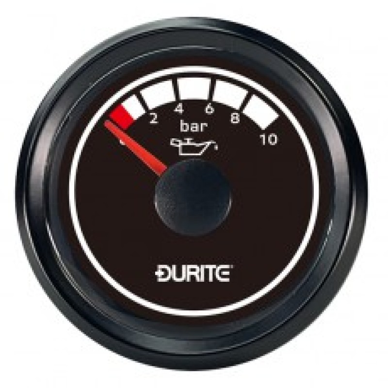 LED Illuminated Marine Oil Pressure Gauge 052536