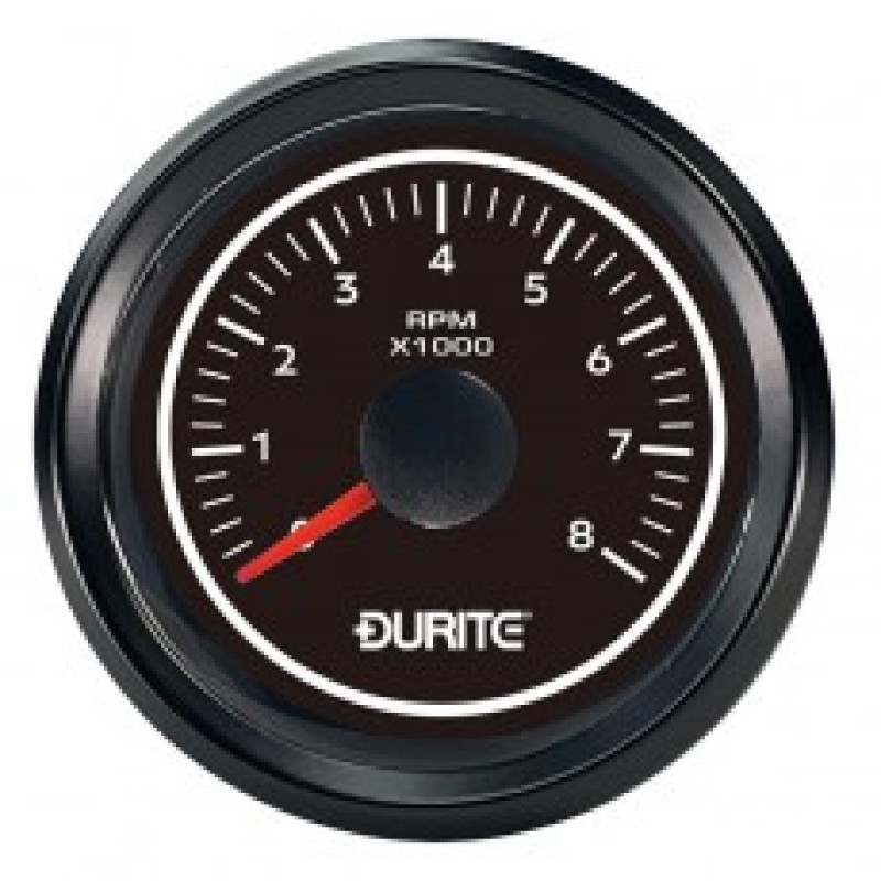 LED Illuminated 8000 rpm Marine Tachometer Gauge 052540