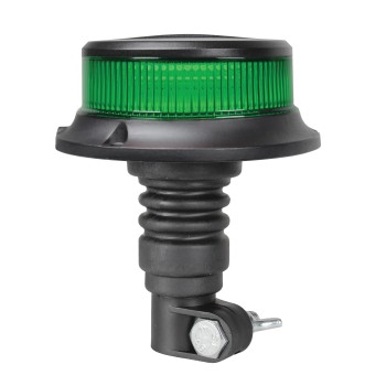 Green Low Profile R65 Spigot LED Beacon  AMB927G