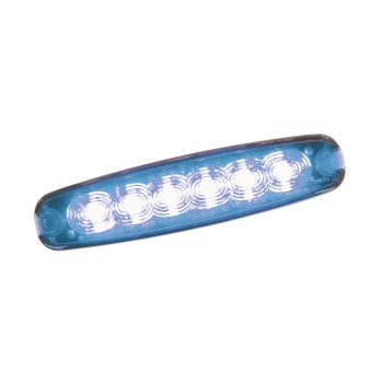 Blue 6 LED Warning Light LED26U