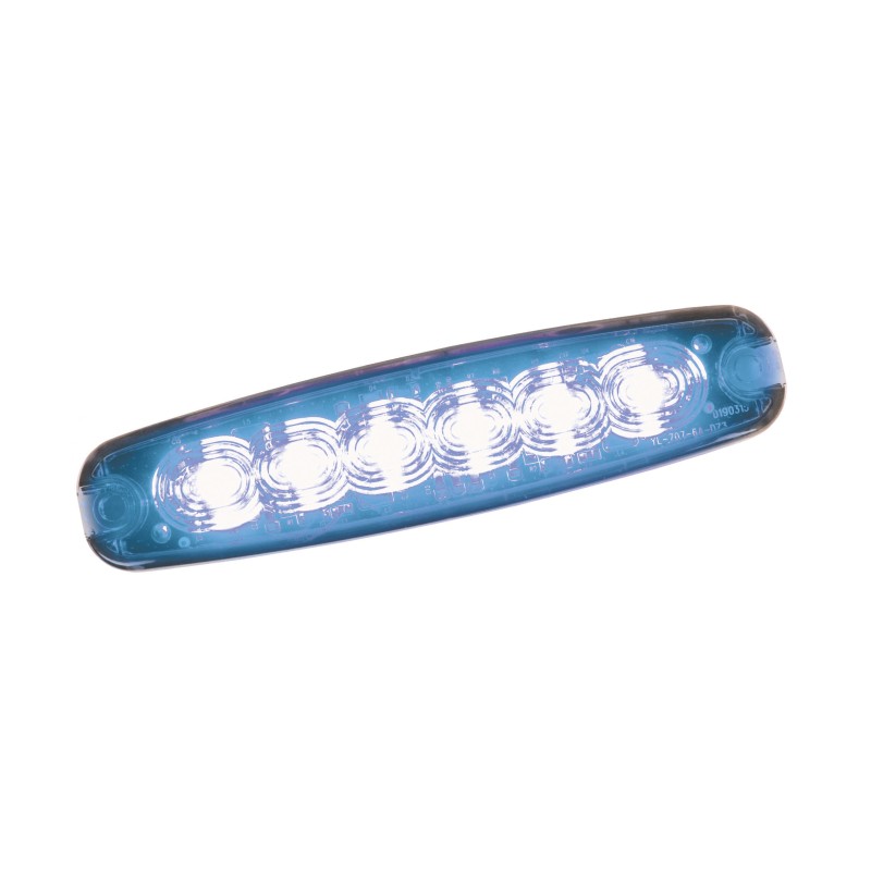 Blue 6 LED Warning Light LED26U