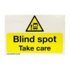 Blind Spot Warning Safety Sign 087051