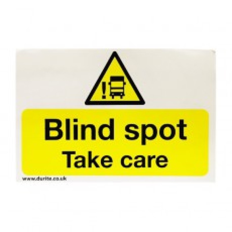 Blind Spot Warning Safety Sign 087051