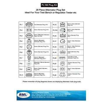 Alternator Plug Set  PL100