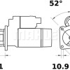 Starter Motor IS1254 OEM PN 11131769 
