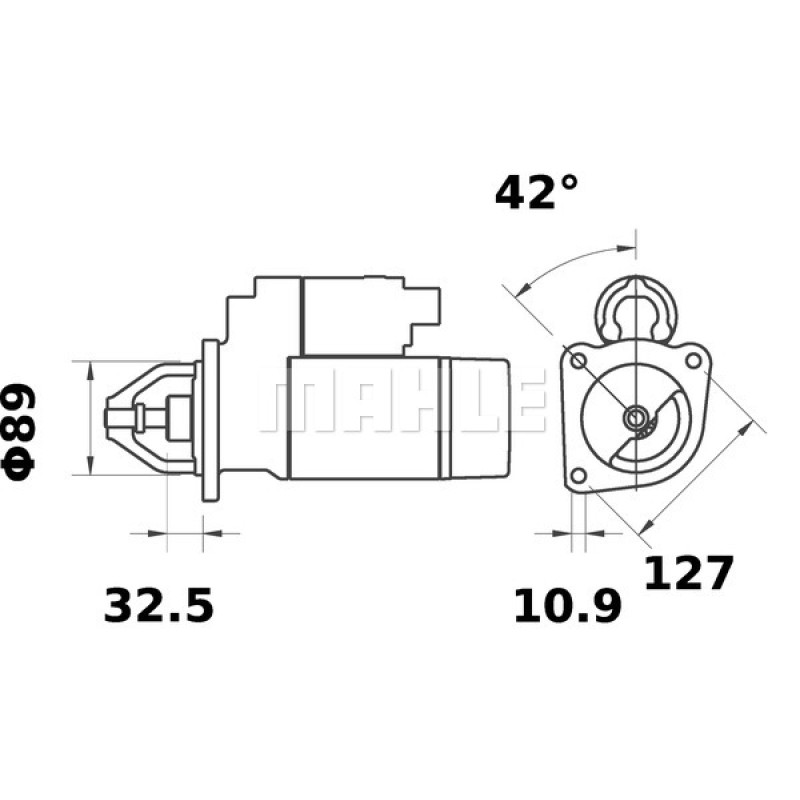 Starter Motor IS1201   OEM  PN 11131781