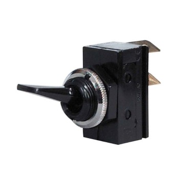 Plastic Flat Lever On-Off Single Pole Switch  036401