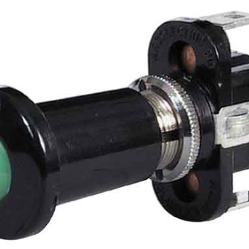 Green LED On-off, Push-pull  059714