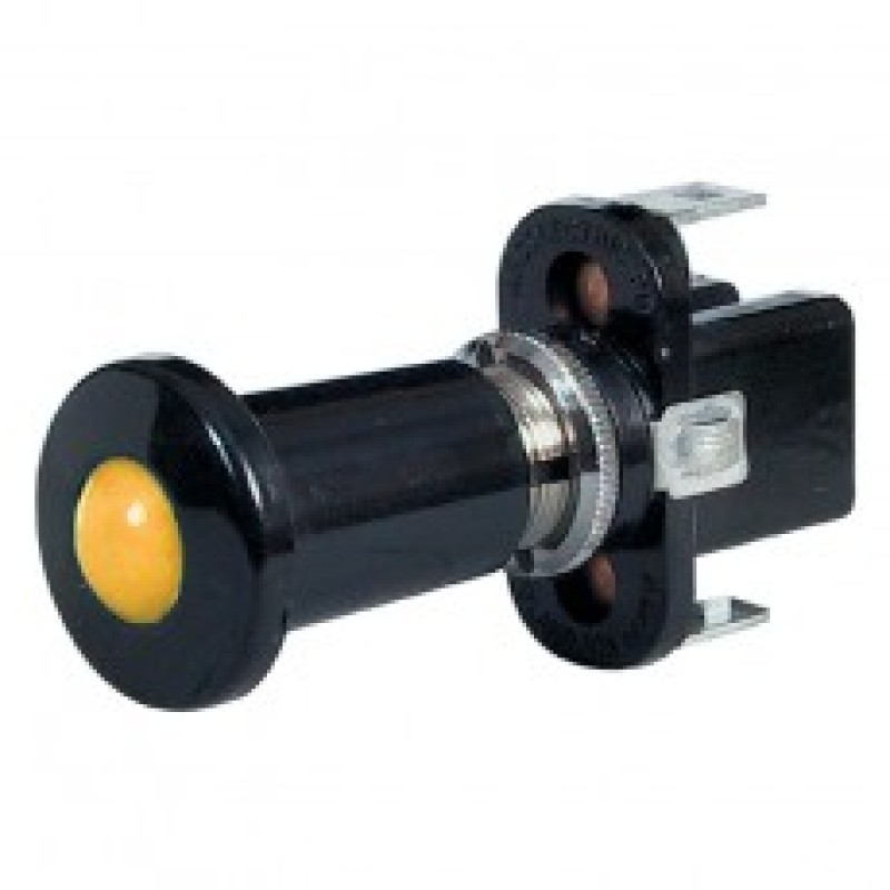 Illuminated Amber On-off, Push-pull  059720