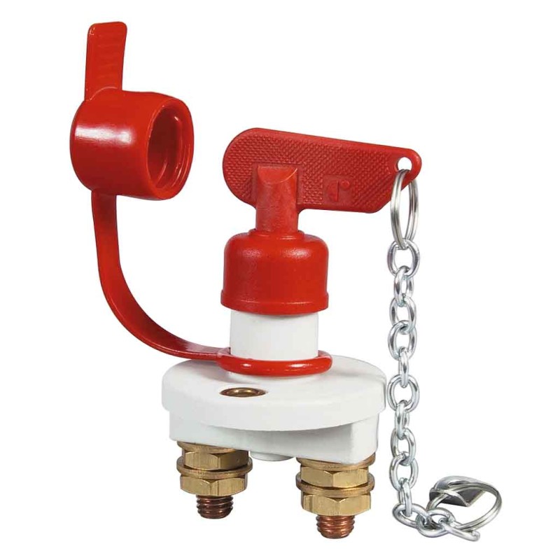 Marine Battery Isolator, Removable Key, 100 Amps Durite 060513