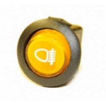 Illuminated Round Front Fog Switch Amber  LED  EX721FFOG