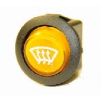 Illuminated Round Demist Rocker Switch Amber  LED  EX721DEMIST