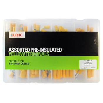 Yellow Assorted Pre-Insulated Terminal Kit 020303