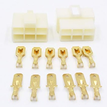 6 Way 6.3mm Housing Connector Kit PK11