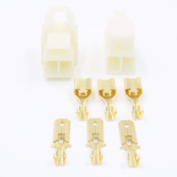 3 Way 6.3mm Housing Connector Kit PK9