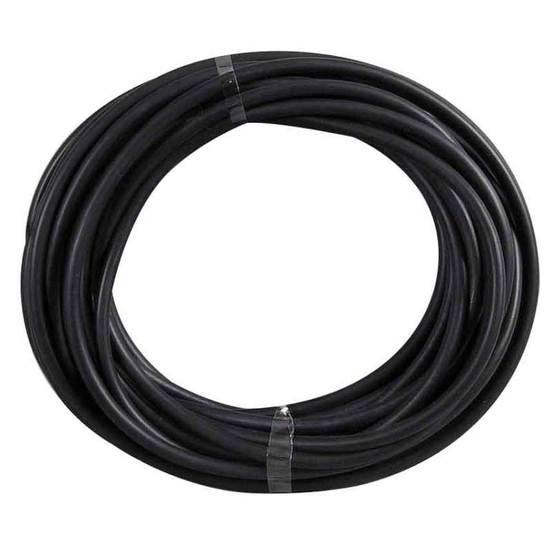 4mm Black Rubber Tubing, 10m 059318