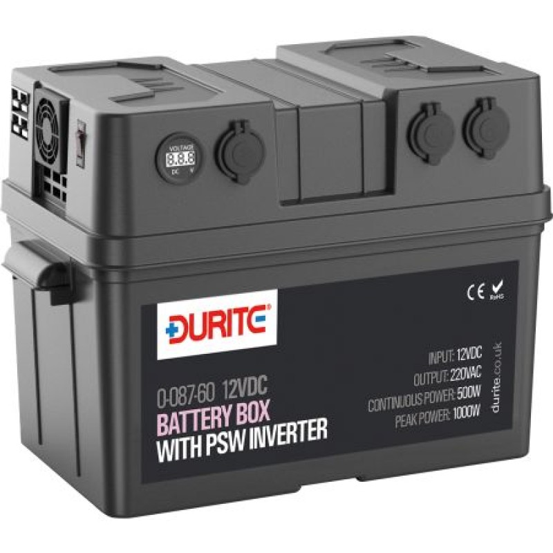 Battery Box with PSW Inverter Charger 08760